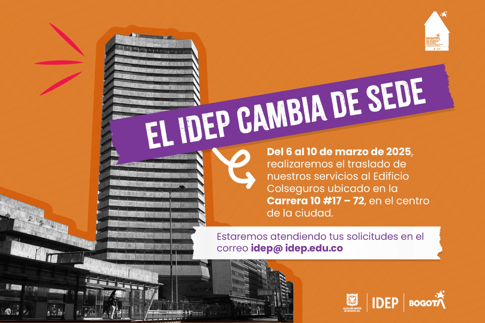 El IDEP cambia de sede