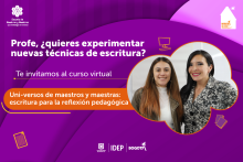 Profe ¡Quieres experimentar nuevas técnicas de escrituras?